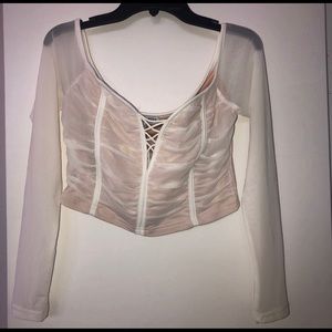 fashion nova long sleeve crop top